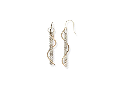 Dual Tone Plated | Danglers Earrings